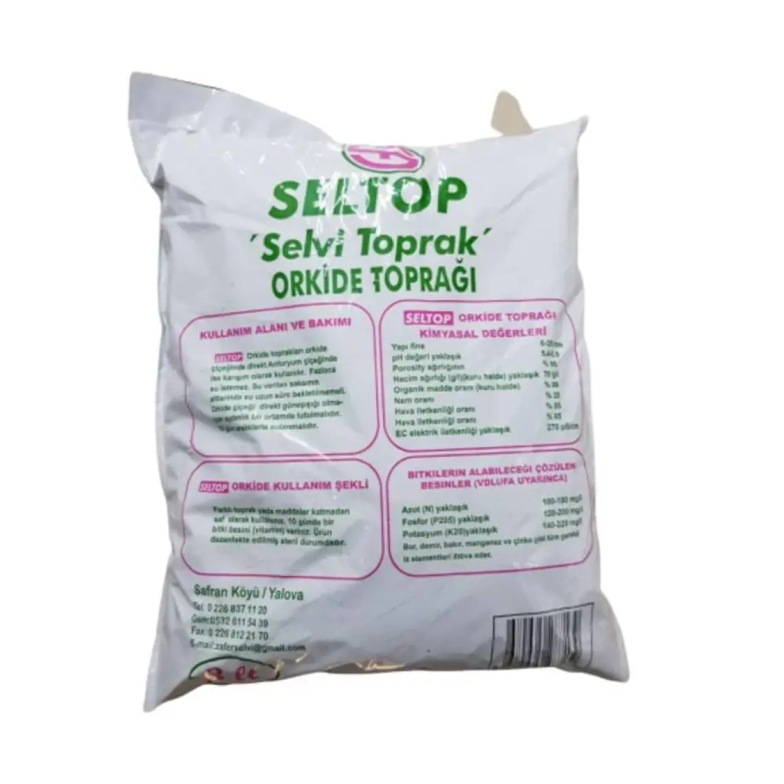 Seltop Orkide Toprağı İthal Özel Ürün 3 Lt.