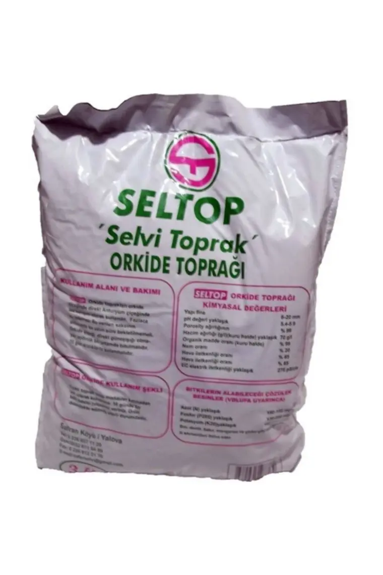 Seltop Orkide Toprağı İthal Özel Ürün 3 Lt.
