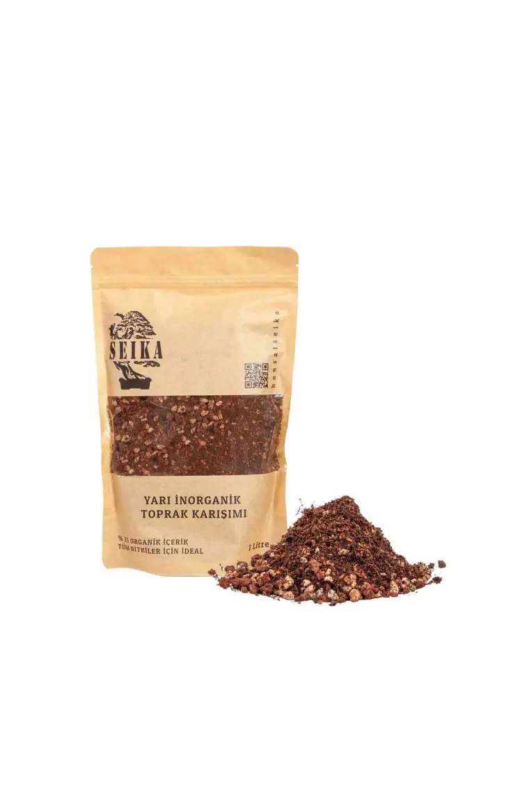 Yarı İnorganik Toprak Karışımı Bonsai, Sukulent, Kaktüs TK02 (1 Litre)