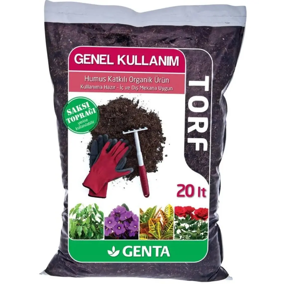 Genta genel kullanım torfu 20 lt.
