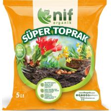 Nif Torflu Gübreli Saksı Toprağı 5 lt