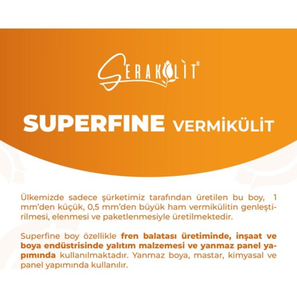 Serakülit Vermikülit - Superfine 25 Litre