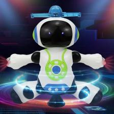 Trust Store Dans Eden Robot Pervaneli 3D Işıklı Sesli Müzikli Pilli Robot Oyuncak