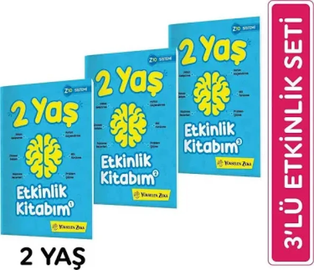 2 Yaş Etkinlik Kitabım Seti (z10 Sistemi)