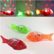 Can Toys Müzikli[kırmızı Balık Kaç Şarkısı]ışıklı Yürüyen 23 cm Pilli Oyuncak Balık