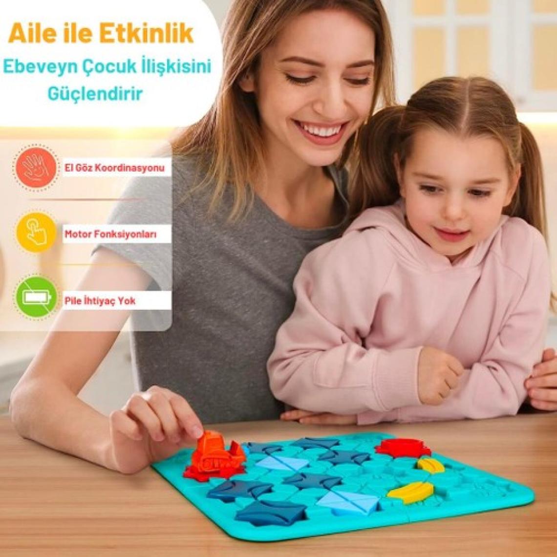 NeUygun Code & Go Kodlama Oyuncağı, Stem, Mantıksal Yol Oluşturma Oyuncağı, Eğitici Oyuncak, Yaratıcı Düşünme, Akıl ve Zeka Oyunu