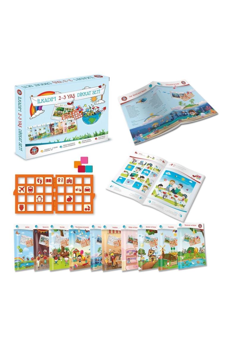 Ilkadım 2-3 Yaş Dikkat Seti Çocuk Akademi