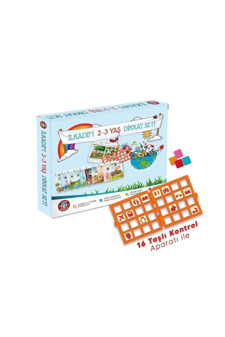 Ilkadım 2-3 Yaş Dikkat Seti Çocuk Akademi