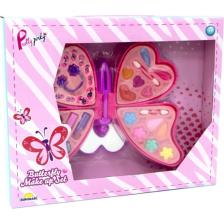 Pretty Pink Y Kelebek Güzellik Kız Çocuk Oyuncak Makyaj Oyun Seti