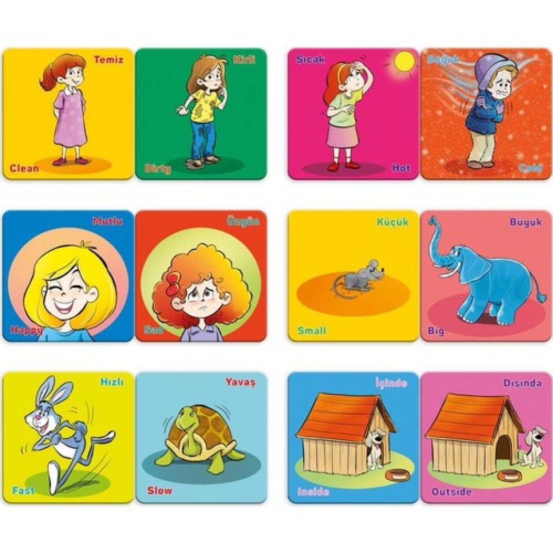 Circle Toys Zıt Kavramlar Eşleştirme Türkçe Ingilizce