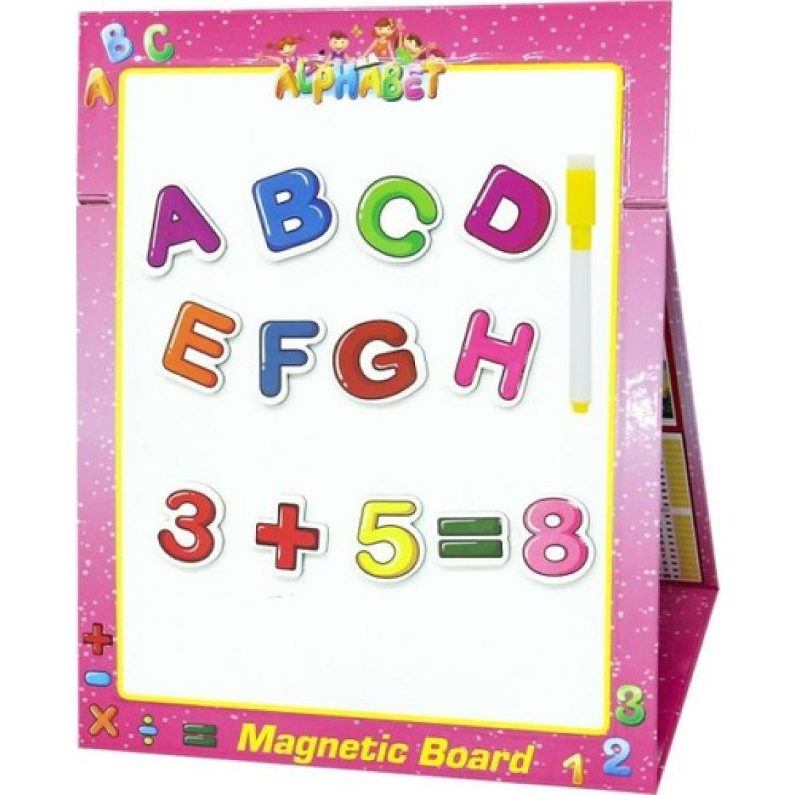 Eğitici Manyetik Tablet 62 Parça - Pembe