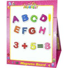 Eğitici Manyetik Tablet 62 Parça - Pembe