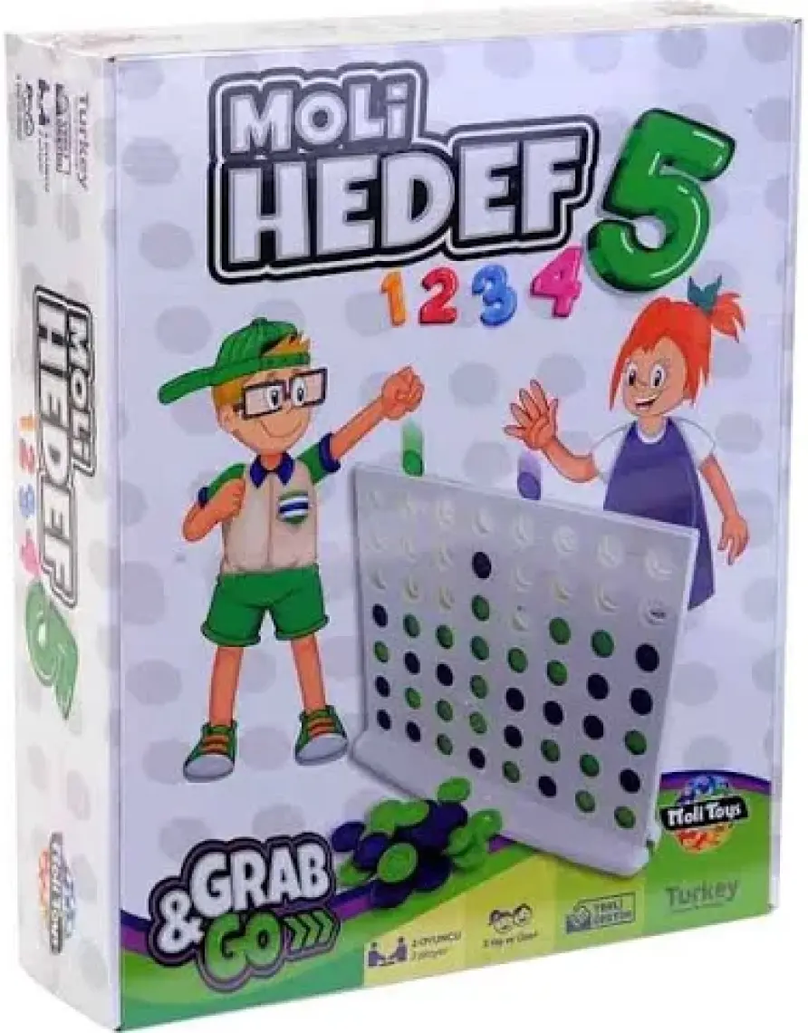 Moli Toys Hedef 5 Akıl Mantık Zeka ve Strateji Oyunu
