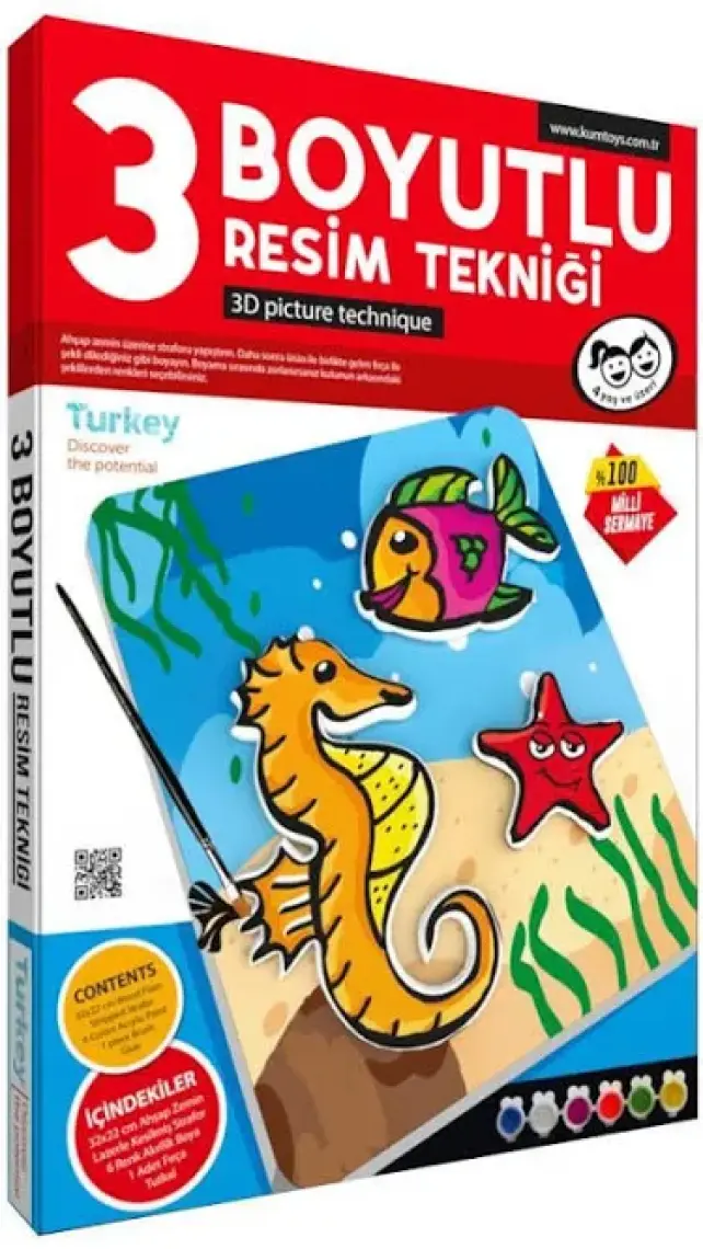 Kumtoys Üç Boyutlu Resim Tekniği