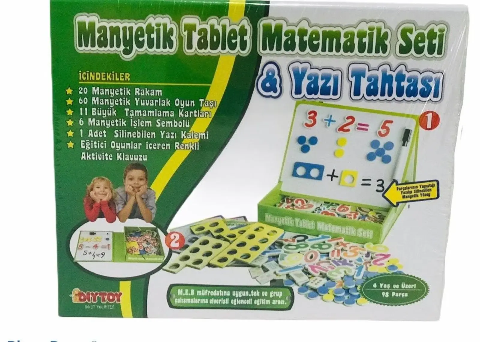 Diytoy Manyetik Tablet Matematik Seti - 7927