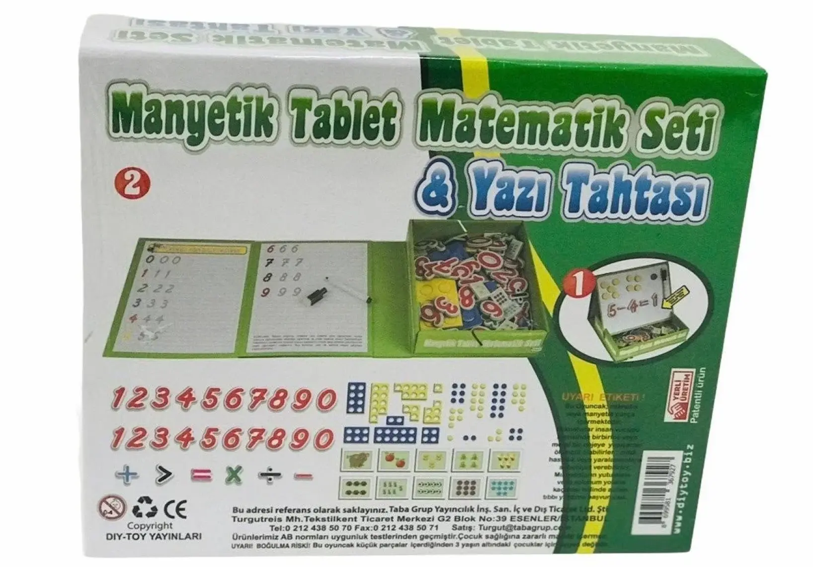 Diytoy Manyetik Tablet Matematik Seti - 7927
