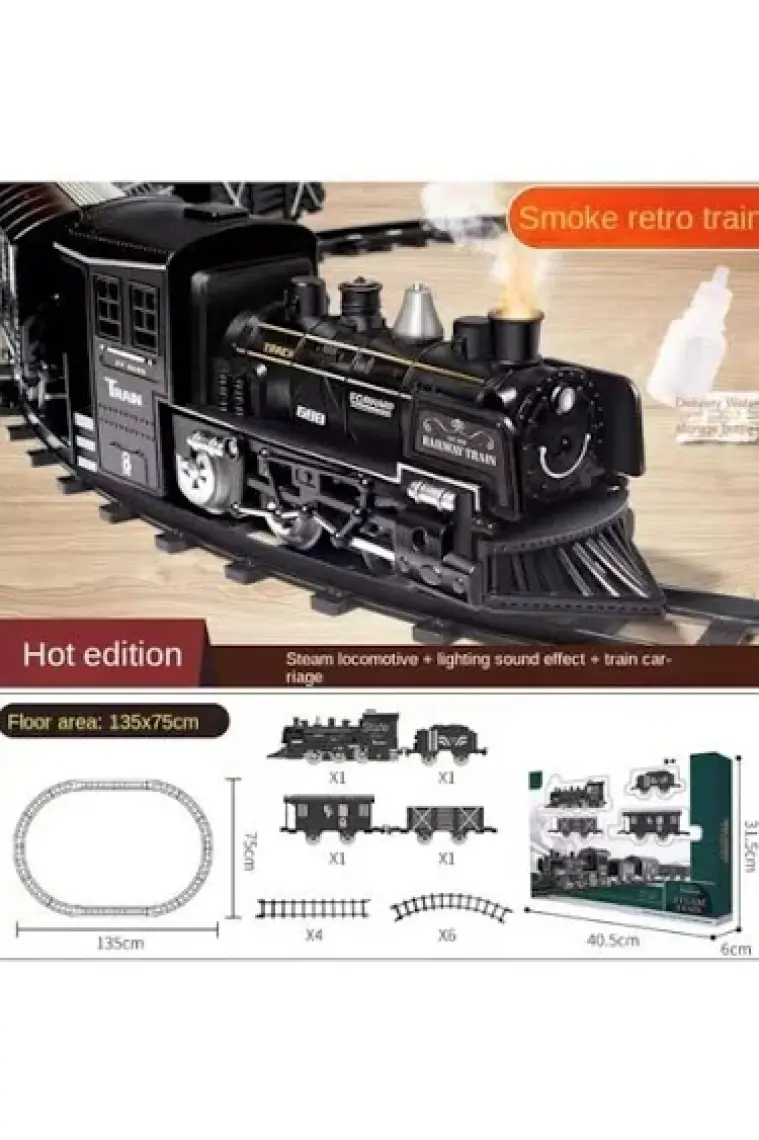 FF-1603B-4C Işıklı ve Sesli Classic Lüks Tren - Vardem Oyuncak
