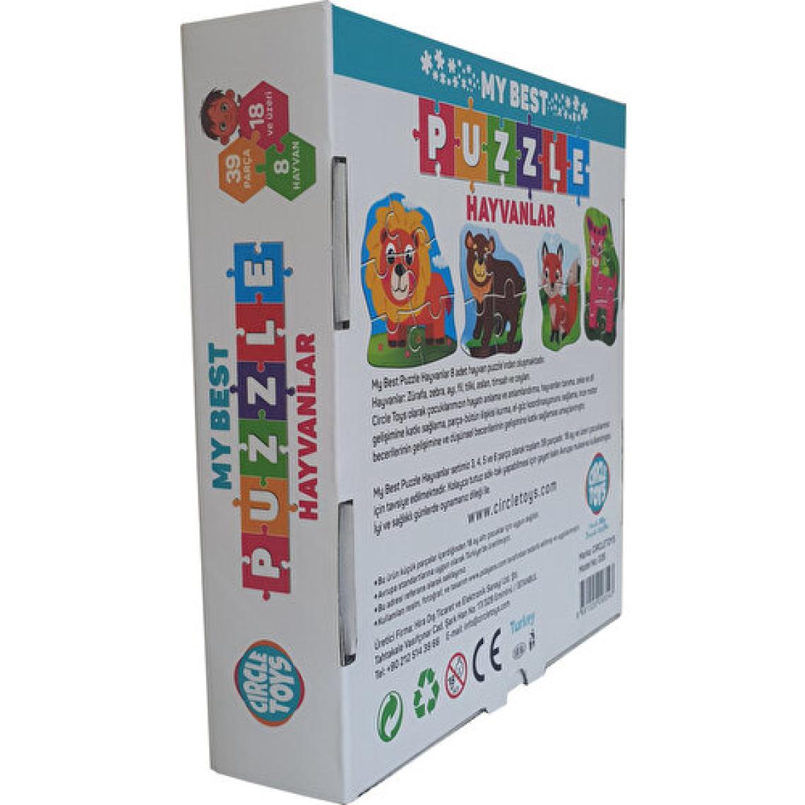 Circle Toys My Best Puzzle Hayvanlar