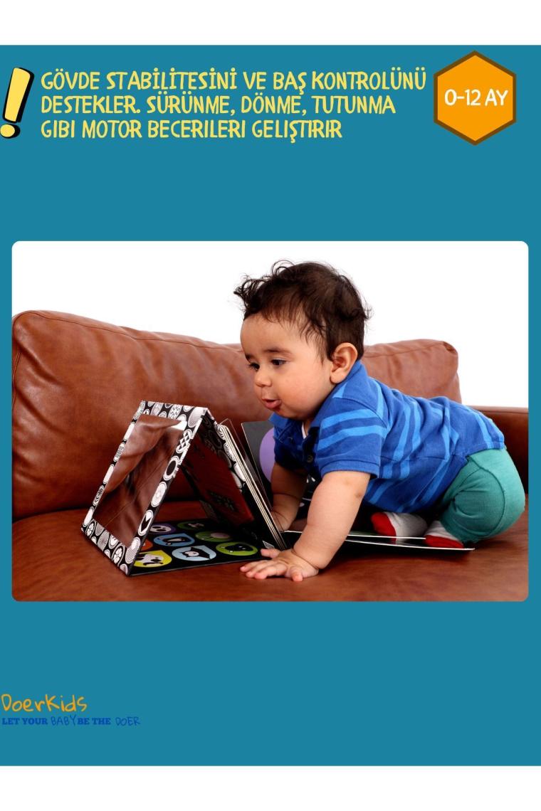 Tummy Time Bebek Aynası & Bebek Zeka Kartları