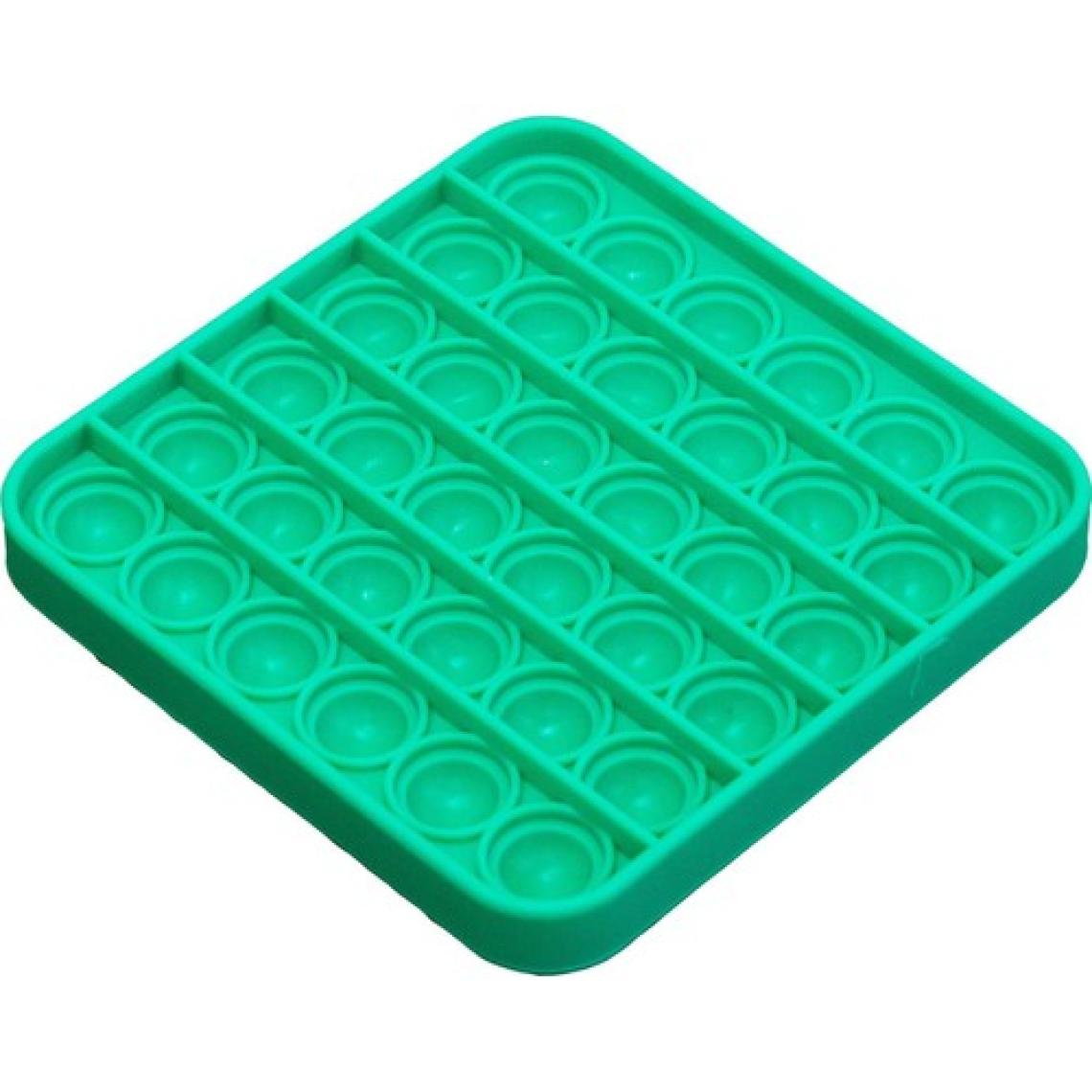 Başel Oyuncak Push Bubble Fidget Özel Pop Duyusal Oyuncak Zihinsel Stres Yeşil Renk Kare
