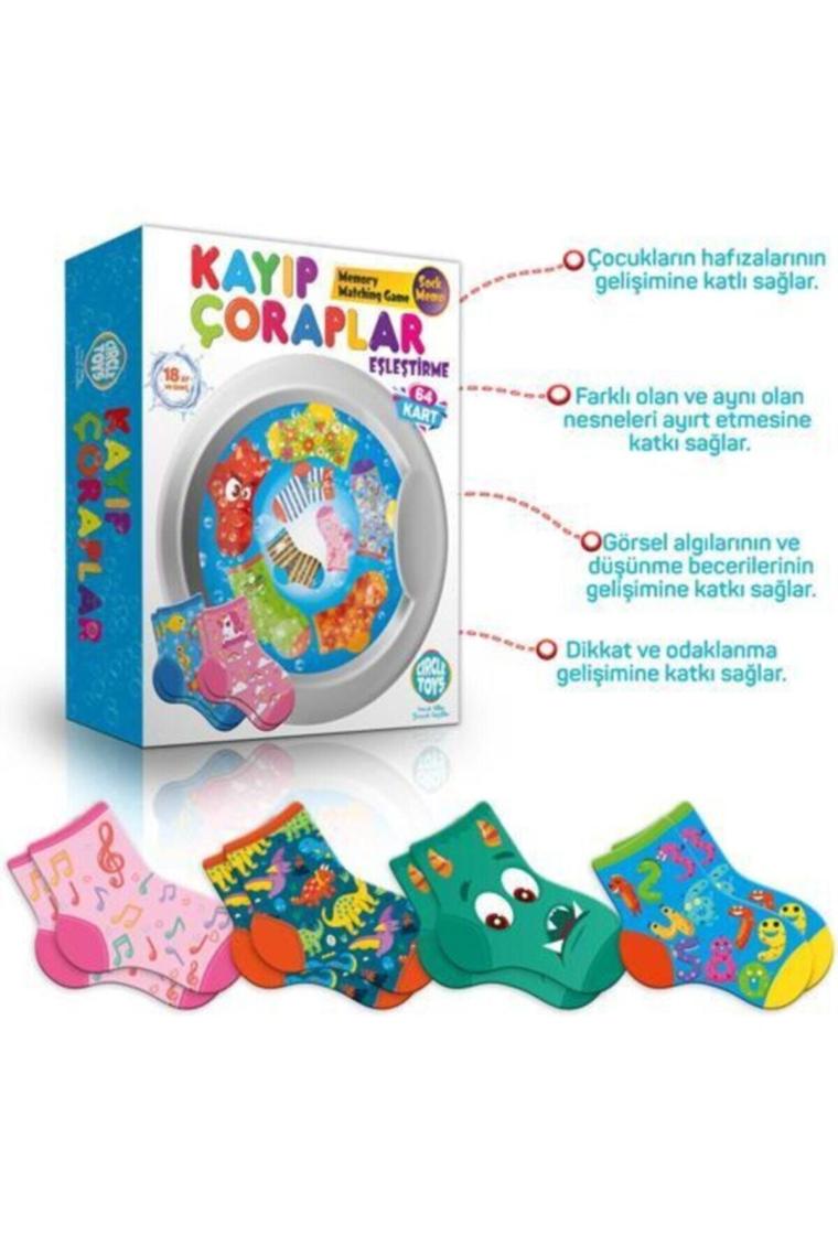 Circle Toys Kayıp Çoraplar Eşleştirme Kart Oyunu