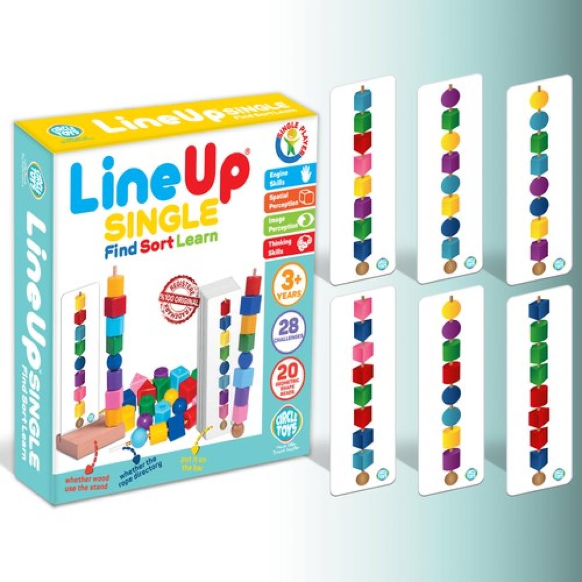 Circle Toys Line Up Single Bul Sırala Öğren - Tek Oyuncu