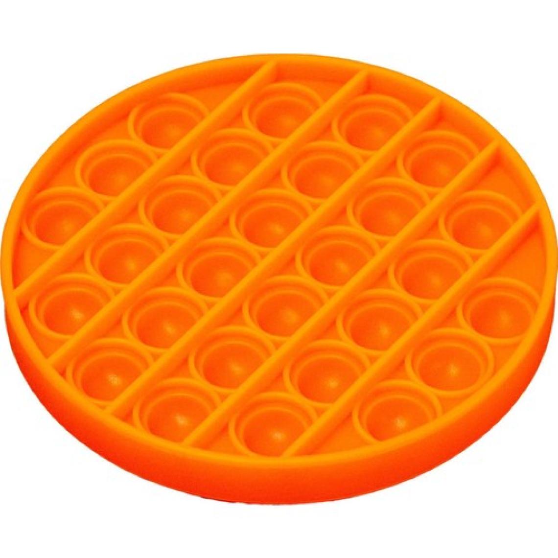 Başel Oyuncak Push Bubble Fidget Özel Pop Duyusal Oyuncak Zihinsel Stres Turuncu Renk Yuvarlak