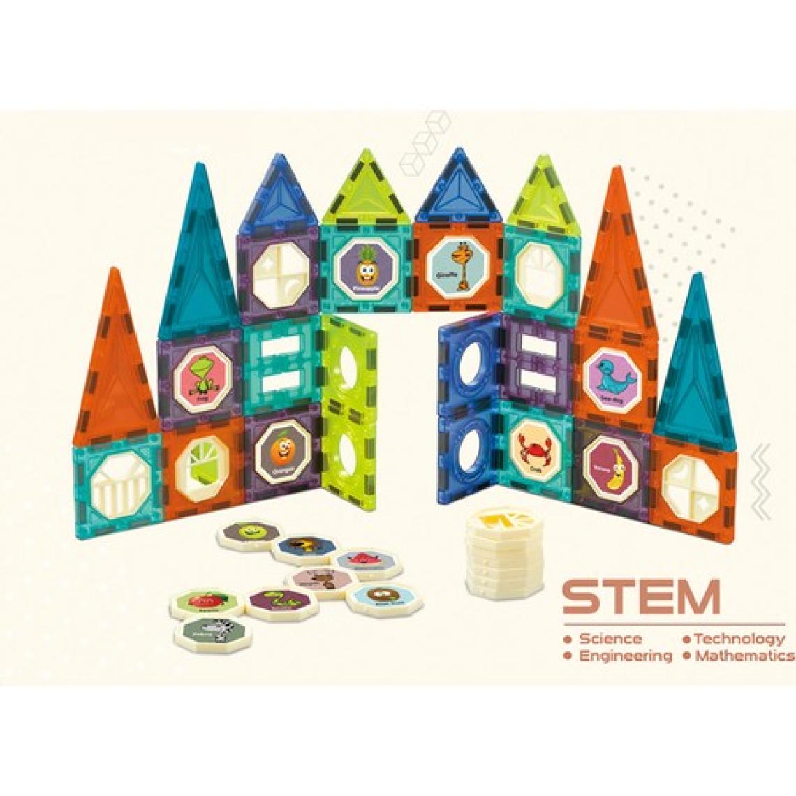 Learning Fun Magic Magnetic Blocks 52 Parça Manyetik Oyuncak Bloklar Seti