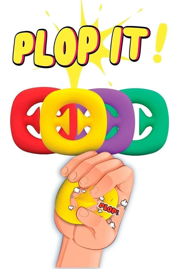 Pazariz Pop It / Plop It Stres Giderici Oyuncak, Fidget Toys Snapperz Kas Geliştirici
