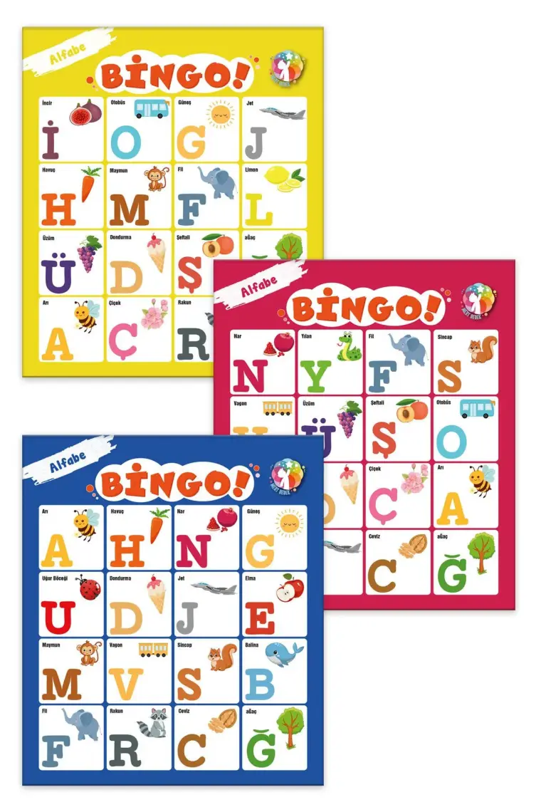 Mert Bebek Bingo Oyunu- Alfabe