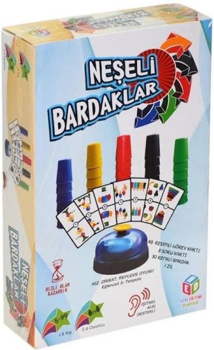 Hobi Neşeli Bardaklar Pratik Bardaklar Hız Ve Beceri Oyunu