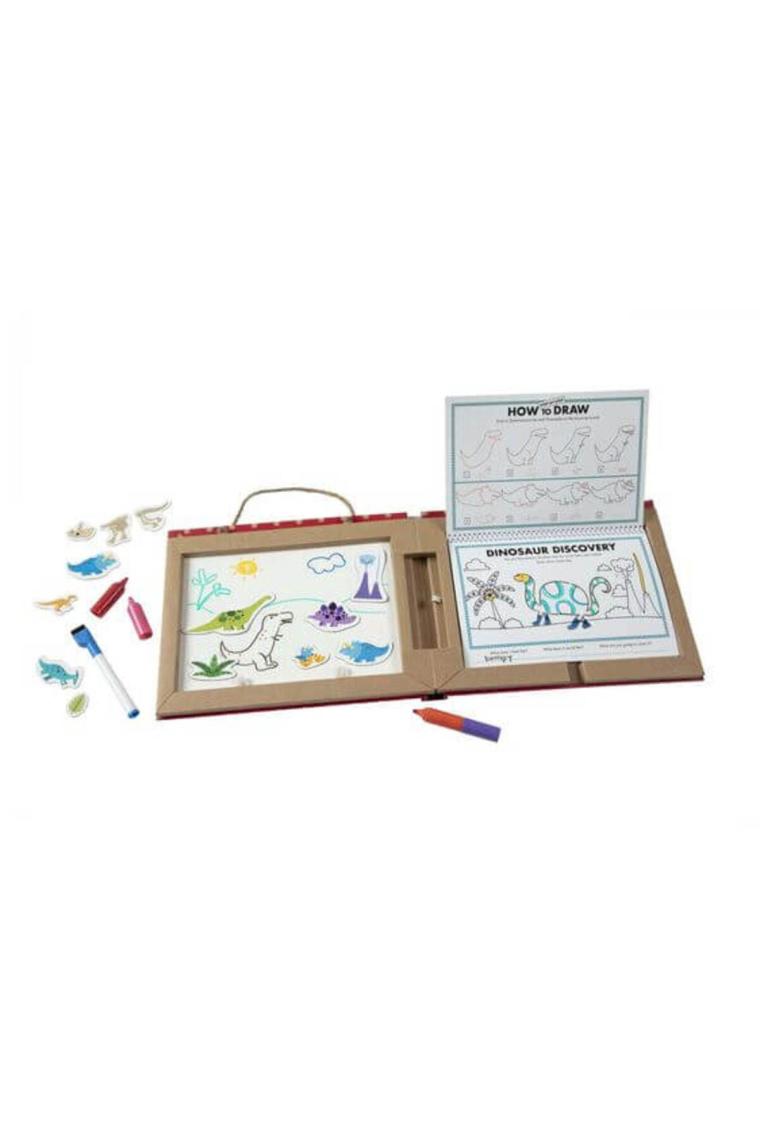 Melissa&Doug Melissa & Doug Oyna, Çiz, Yarat Dinozorlar Manyetik Aktivite Seti
