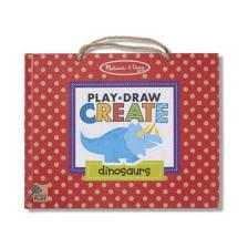 Melissa&Doug Melissa & Doug Oyna, Çiz, Yarat Dinozorlar Manyetik Aktivite Seti