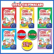 Okul Öncesi Etkinlik Kitapları Aktivite Eğitici Kitaplar 20 Kitap-çizgi Matematik Ingilizce Kodlama