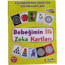 Zekice Bebeğimin Ilk Zeka Kartları - Eğlendirerek Öğreten Eğitim Kartları