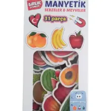 Birlik Oyuncak Manyetik 31 Parça Meyve Sebze