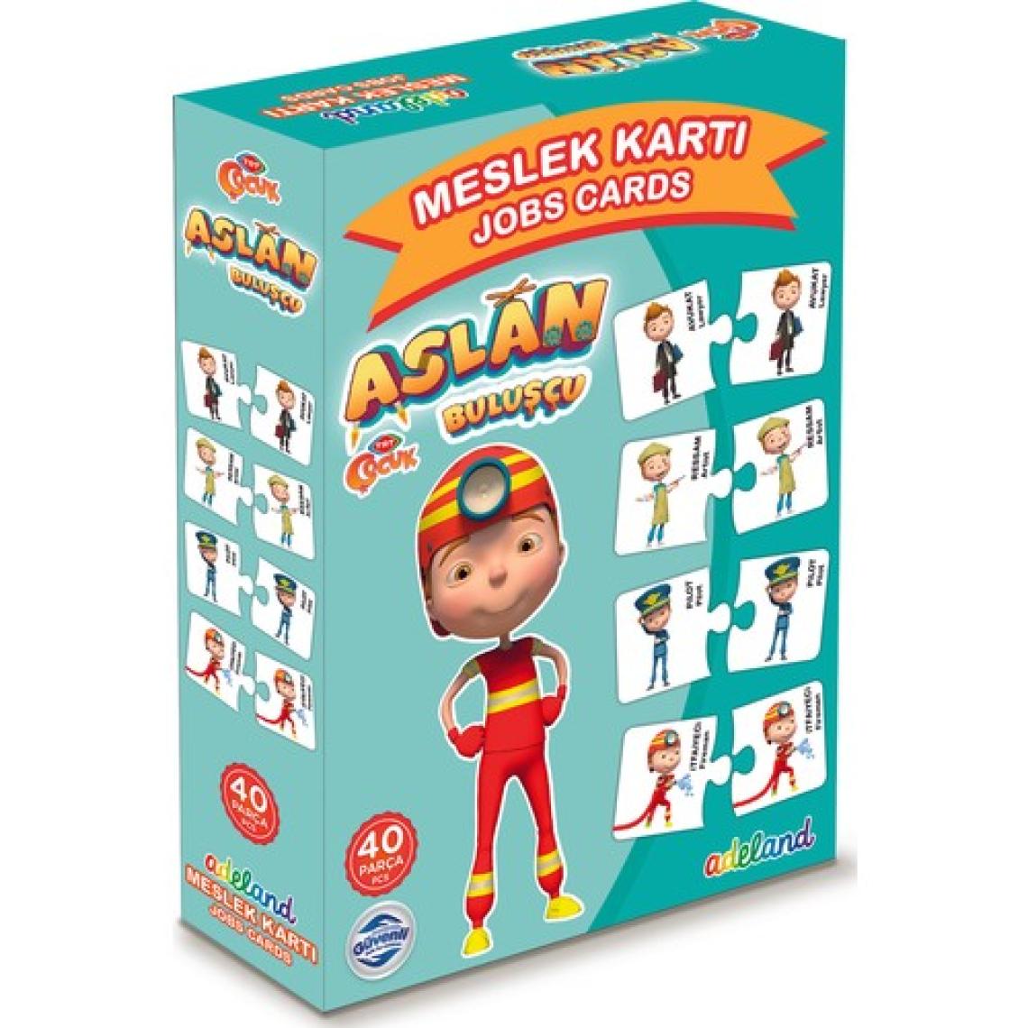 Adeland TRT Çocuk Aslan Meslek Kartları