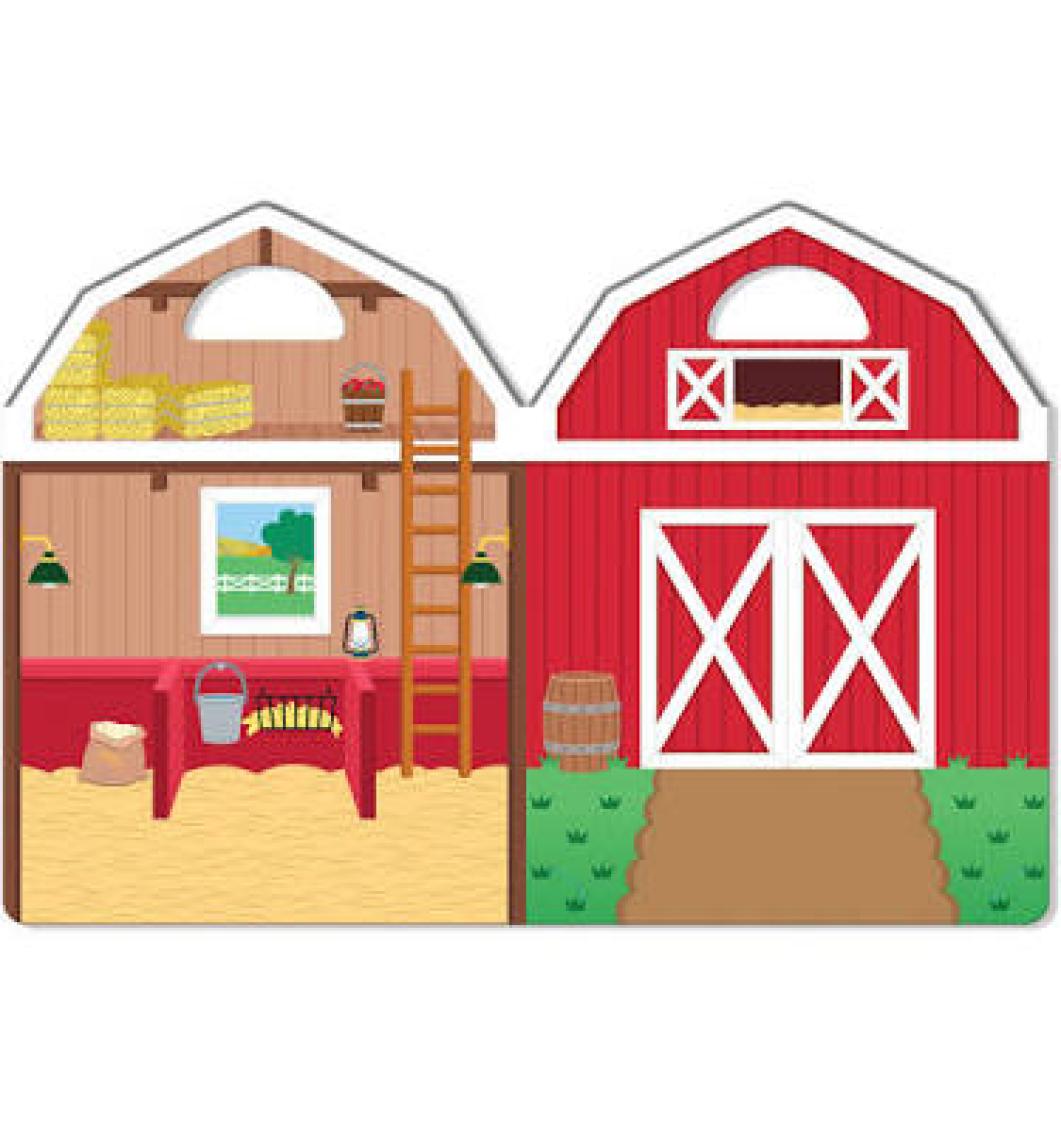 Melissa&Doug  Kabartmalı Tak Çıkar Çıkartma Seti Çiftlik MD009408