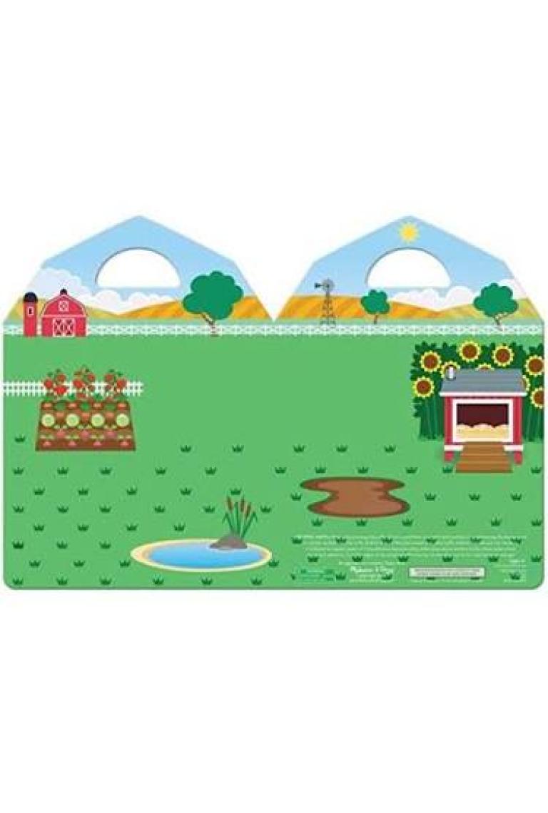 Melissa&Doug  Kabartmalı Tak Çıkar Çıkartma Seti Çiftlik MD009408