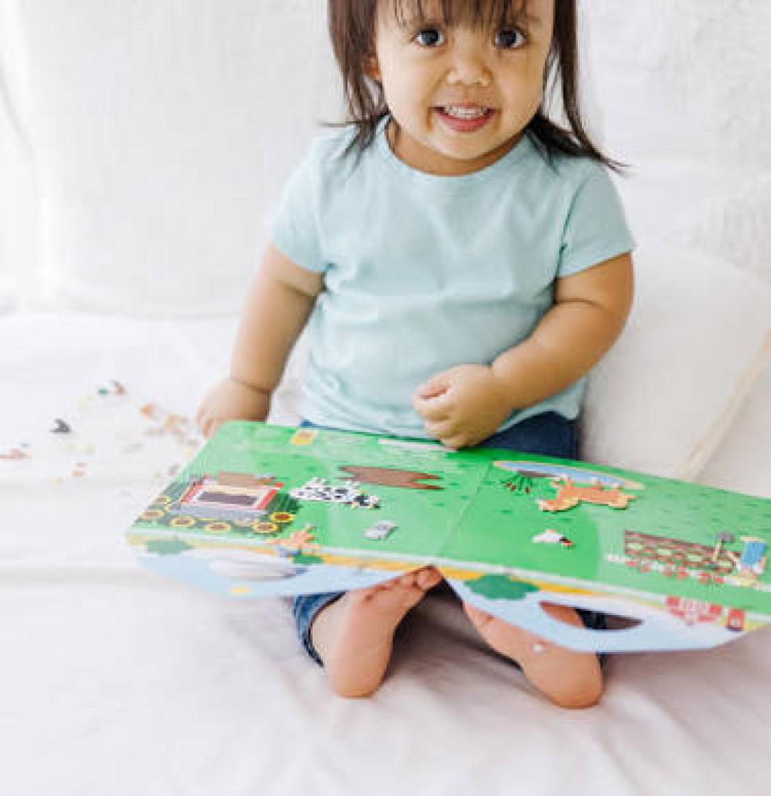 Melissa&Doug  Kabartmalı Tak Çıkar Çıkartma Seti Çiftlik MD009408