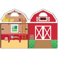 Melissa&Doug  Kabartmalı Tak Çıkar Çıkartma Seti Çiftlik MD009408