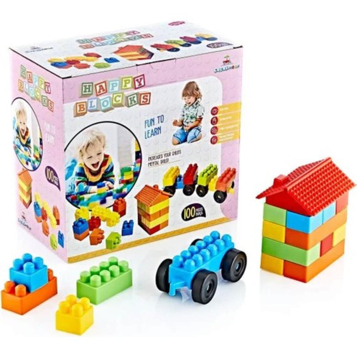 Güçlü Happy Blok 100 Parça