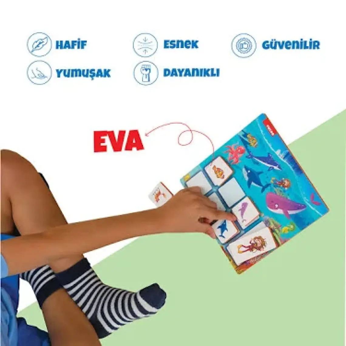 Puedo Habitat Bingo / Eğitici ve Eğlenceli Oyuncak / Hayvanları Öğreten Eşleştirme Oyunu / 32 Parça