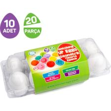 Circle Toys Geometrik Yumurta Eşleme Oyunu - 2-4 Yaş Arası Çocuklar İçin Şekil ve Renklerle Motor Becerilerini Geliştiren Eğitici Oyun