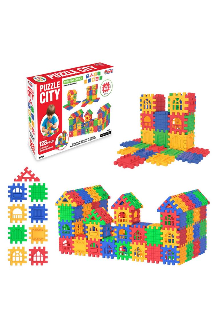 Dede Puzzle City 128 Parça 03703