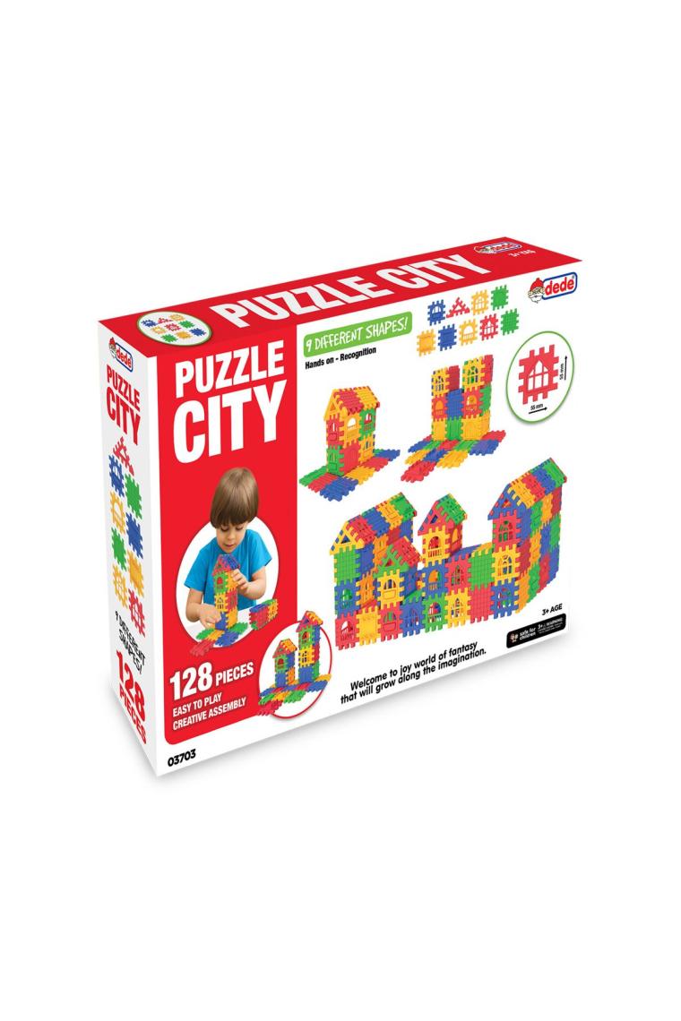 Dede Puzzle City 128 Parça 03703