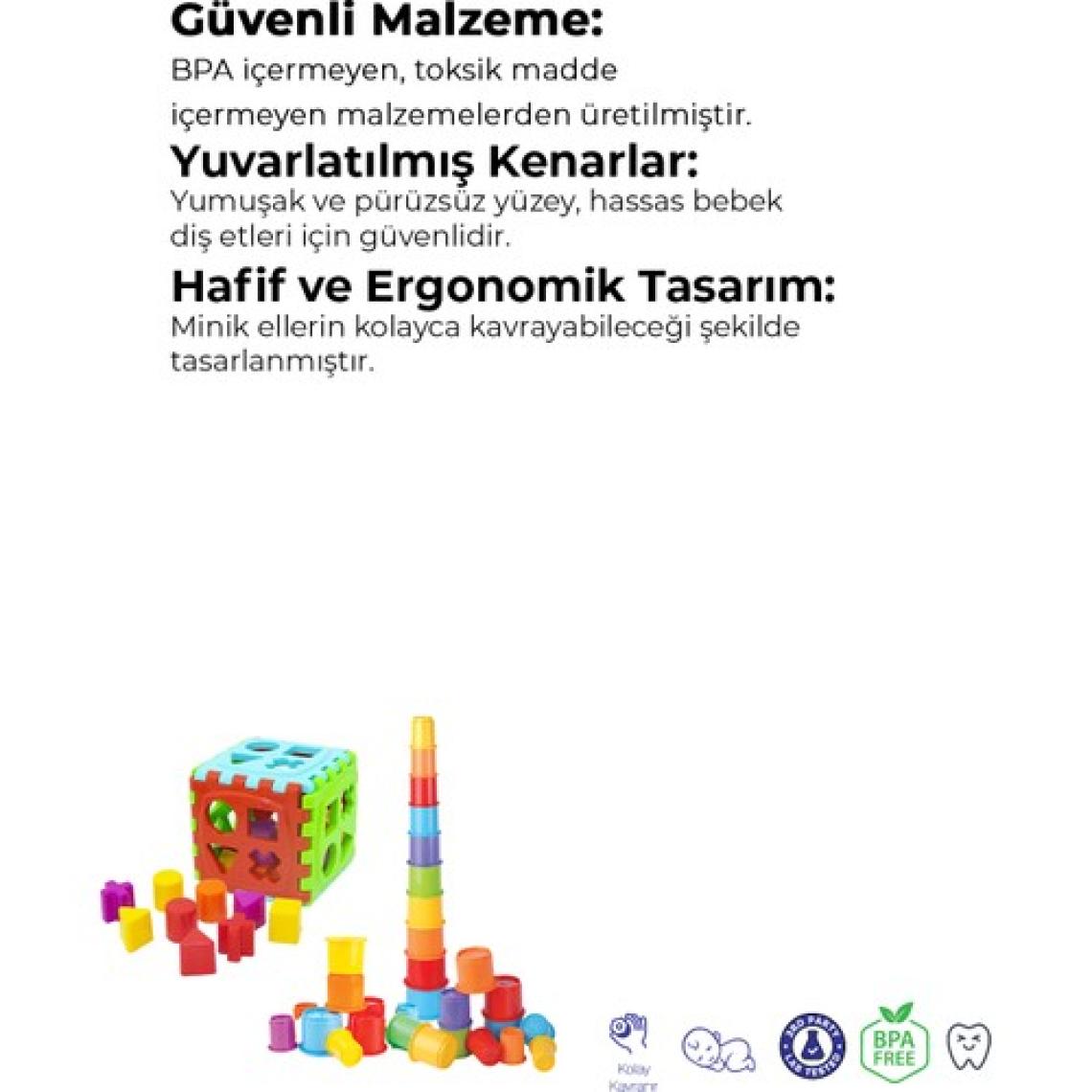 Kiki  Bultak Küp Eğitici Kaplar Mega Kule
