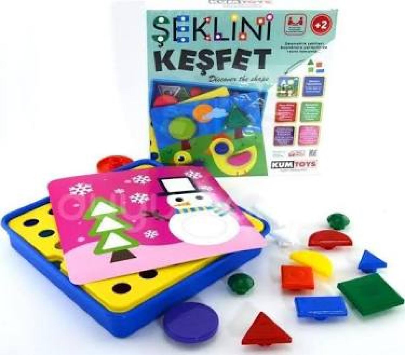 Kumtoys Şeklini Keşfet Eğitici Oyun Explore Shape