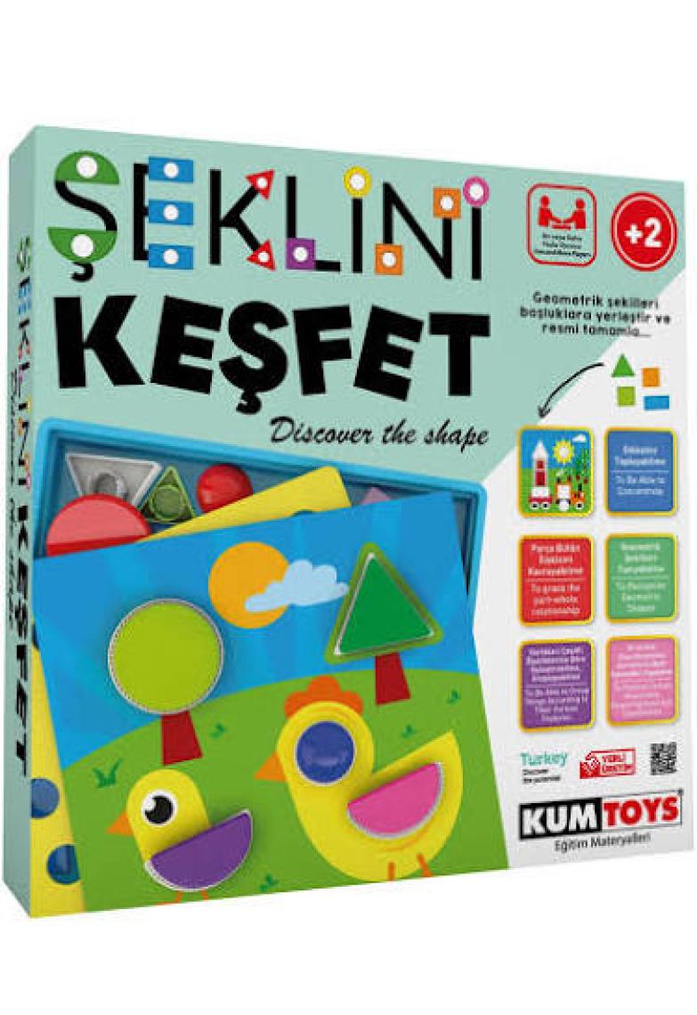 Kumtoys Şeklini Keşfet Eğitici Oyun Explore Shape