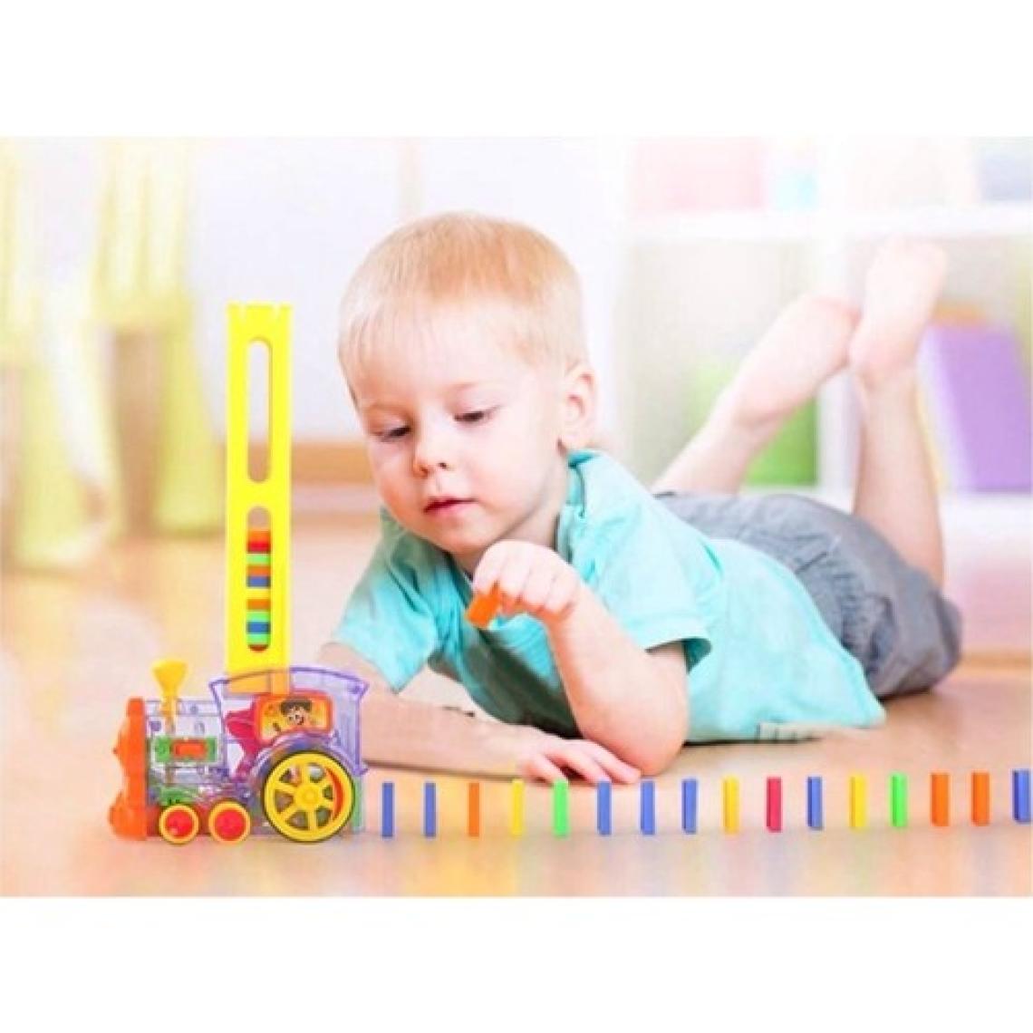 Can Toys Pilli Dominolu Tren Kutulu 80 Parça Domino Taşı Dizen